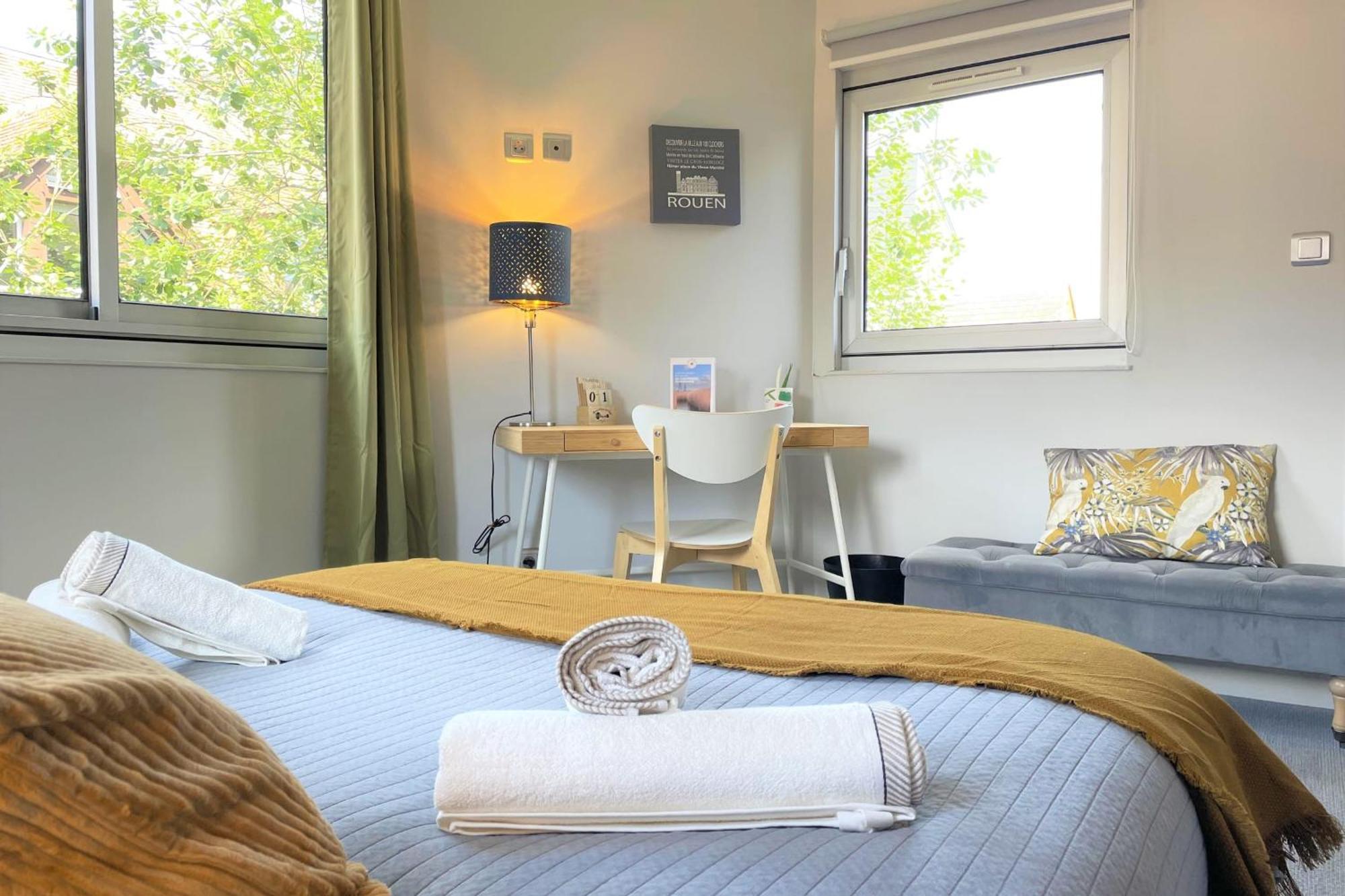 Les 3 Clochers - Cosy Et Confort - Hypercentre Rouen Kültér fotó